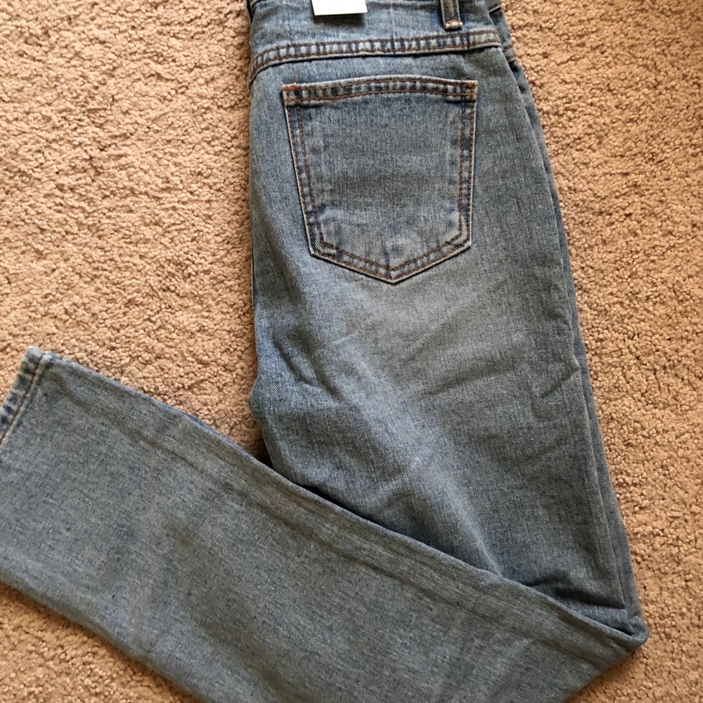 Korean straight jeans